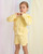 Caramelo Girls Lemon 3 Piece Bow Tracksuit Short set 0314262