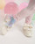 Caramelo Rainbow Ankle Socks with Tulle bows 04423 Tulle