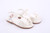 Caramelo Girls Ivory Satin Bow Sandal 377105