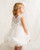 Caramelo Girls Ivory Diamante Trim Party Dress 0321261