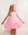 Caramelo Girls Pink Diamante Trim Party Dress 0321261