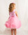 Caramelo Girls Pink Diamante Trim Party Dress 0321261