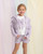 Caramelo Girls Lilac Jersey Bow Cardigan 0314262