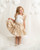 Caramelo Girls Gold Caramelo Occasion Bow Skirt Set 0122185