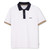 BOSS BOYS WHITE NAVY COLLARED POLO SHIRT J52955