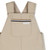 BOSS BABY BOYS BEIGE DUNGAREE SHORTS J53035