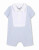 BOSS BABY BOYS PALE BLUE WHITE COLLARED SHORTIE J53031