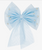 Caramelo Blue Pearl Hair Bow with Alligator clip 349757