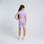 ADEE Bonini BNC006 Girls Lilac Cycling Shorts - ASPIRE