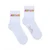ADee Bonini BNA613 Girls White Logo Sport Sock - TWIRL