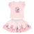Giorgio Bambini Pink Cupcake Bow Ruffle Top & Skirt Set DC114