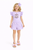 Giorgio Bambini Lilac Girls Carousel Bear Ruffle Top & Short Set YG38