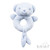 SOFT TOUCH ERT60-W  ECO RECYCLED BEAR RATTLE TOY - BLUE