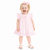 Pastels & Co Girls Pink Gorge Gingham Dress  - Rose
