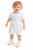 Pastels & Co Boys Blue Going Gingham T-Shirt & Short Set - Reggie