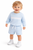 Pastels & Co Boys Blue Sweater & Short Set - Benson