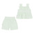 Pastels & Co Girls Mint Gorge Gingham Top & Short Set  - Rowan