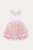 Caramelo Girls Pink Tulle Diamante Party Dress with Headband 0321135