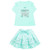 Giorgio Bambini sparkly  Mint Girls Carousel Top & skirt set