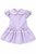 Caramelo Girls Purple Double Bow Dropped Waist Summer School Dress 012116