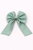 Caramelo Girls Green Gingham Bow School Hair Clip 01441