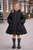 Love & Learn Girls Black Scallop Jacket