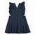 Love & Learn Girls Navy Ruffles Pinafore