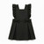 Love & Learn Girls Black Ruffles Pinafore