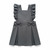 Love & Learn Girls Grey Ruffles Pinafore