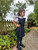 Love & Learn Girls Navy Scallops Pinafore