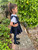 Love & Learn Girls Navy Scallops Pinafore