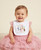 1st Birthday Bib with Winnie and Friends - Pink