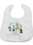 1st Birthday Bib with Winnie and Friends - Blue