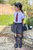 Caramelo Girls Black Bubble Hem School Skirt 345117
