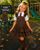 Caramelo Girls Brown School RA-RA Frill Pinafore with Bows 342184