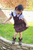 Caramelo Girls Brown School RA-RA Frill Pinafore with Bows 342184