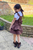 Caramelo Girls Brown School RA-RA Frill Pinafore with Bows 342184