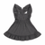 EXCLUSIVE Caramelo Girls Grey School Bow Charm Pinafore 3421121
