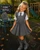Caramelo Girls Grey School Frill Pinafore with Bow 342142.