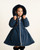 Caramelo Girls Navy School Twill Coat 342396