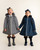 Caramelo Girls Navy School Twill Coat 342396