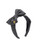 Caramelo Girls Grey School Hair Bow Headband 349794.