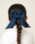 Caramelo Girls Navy School Hair Clip Bow 349793.