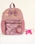Caramelo Girls Pink Glitter School Bag 299903