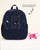 Caramelo Girls Navy Patent School Bag, Backpack with Bows 299902