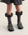 Caramelo Girls Grey Patent School Shoes with Double Bow 377102.