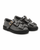 Caramelo Girls Grey Patent School Shoes with Double Bow 377102.
