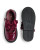 Caramelo Girls Maroon Patent School Shoes with Satin Bow 377101.
