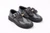 Caramelo Girls Grey Patent School Shoes with Large Bow 377108