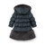 Adee Girls Grey Long Padded Jacket With Fur Trim - Rhea (W266202